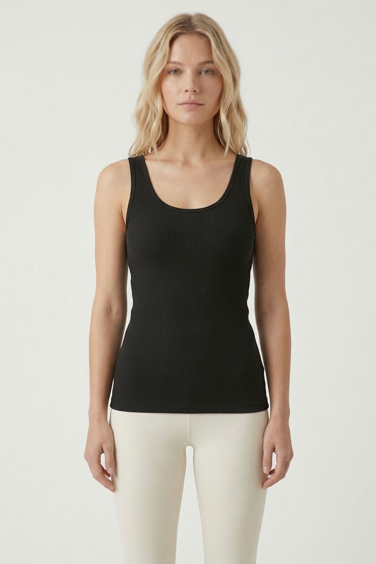 Siyah Sporcu Fileli Atlet 5030 - RAYS (1)