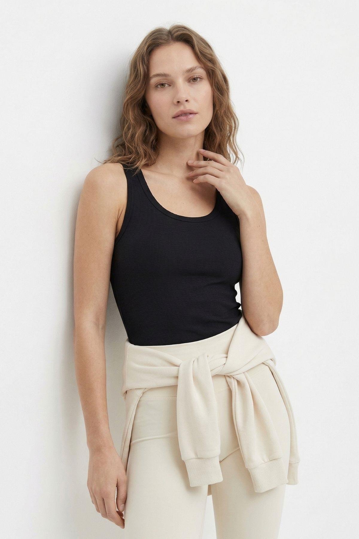 5061 Halter Yaka Atlet Siyah 