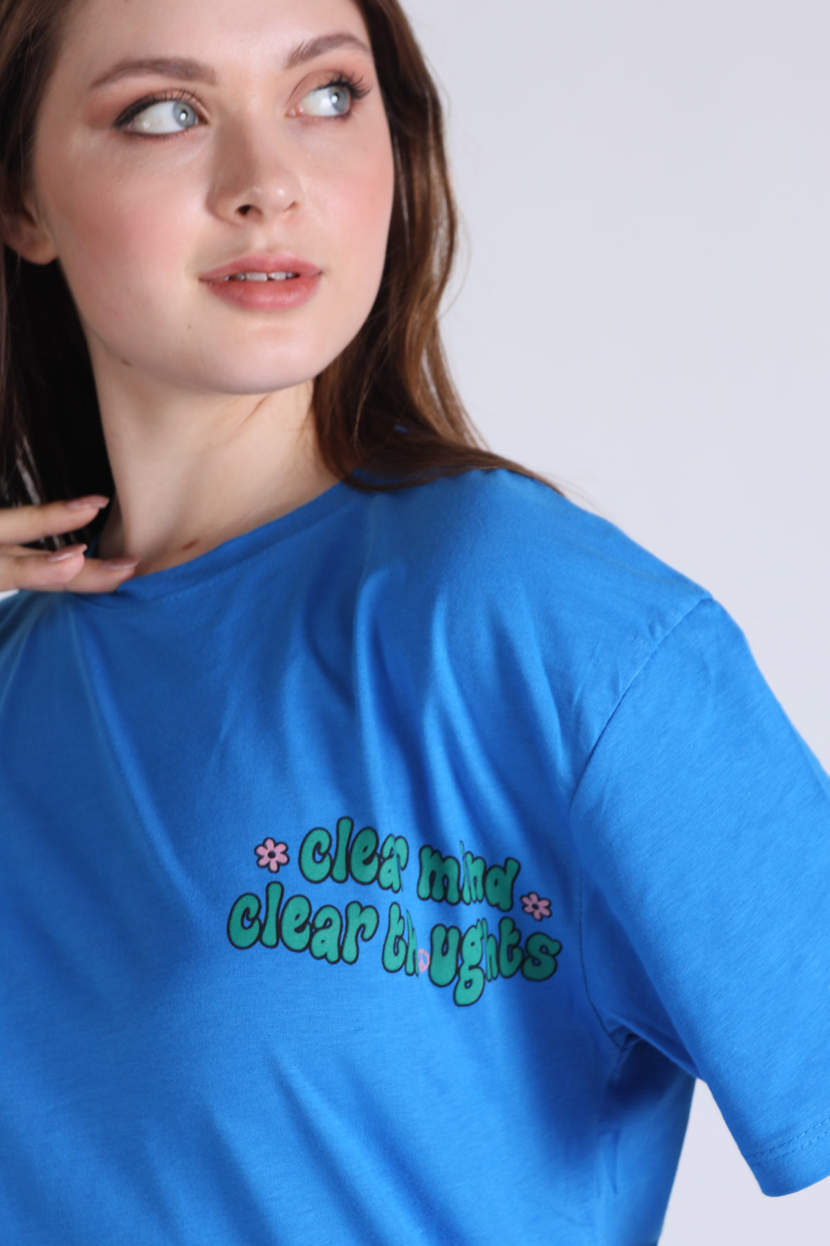 Saks Clear Mind Oversize Tişört 5146 - 3