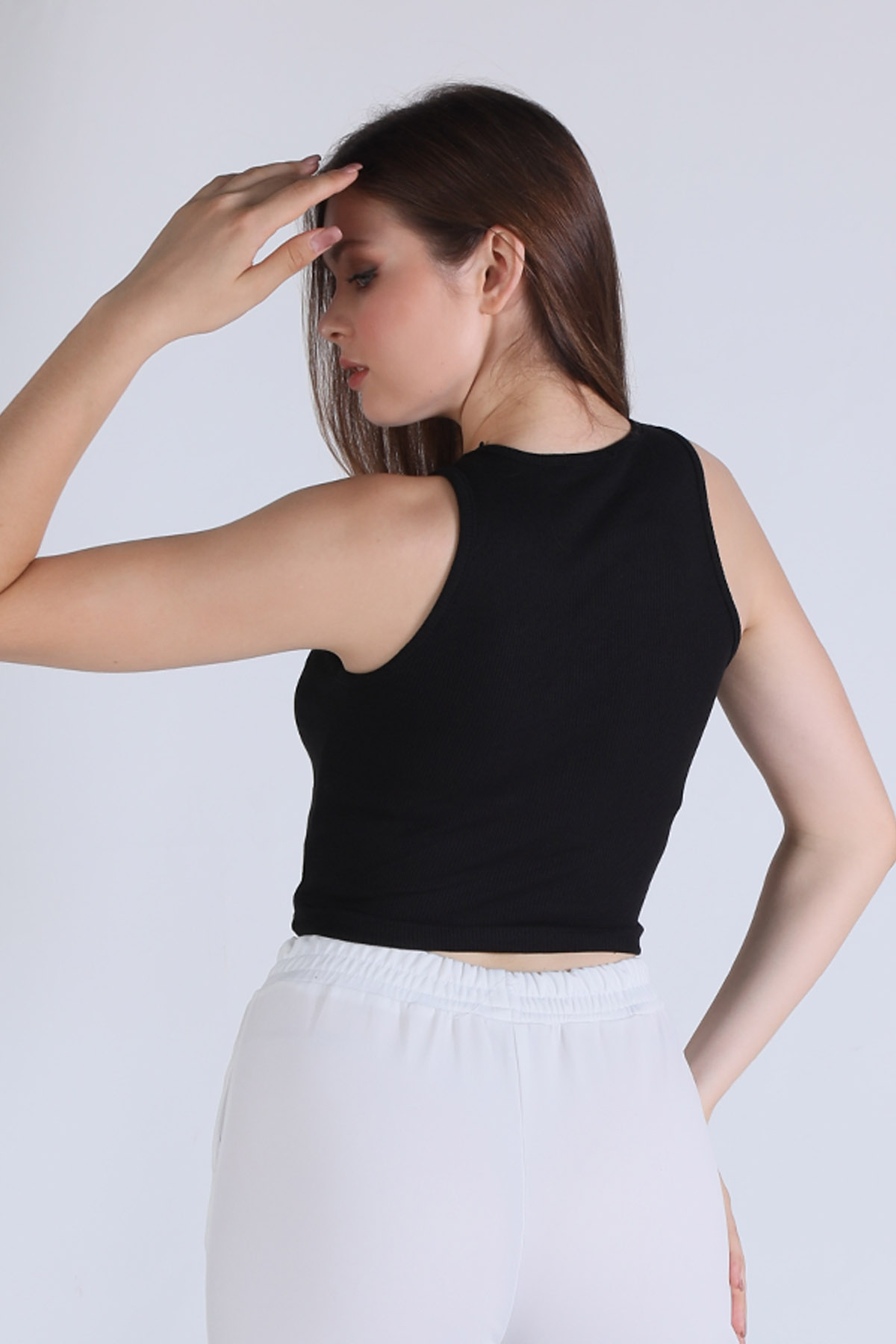 Siyah Off Nakış Detay Atlet 5283 - 5