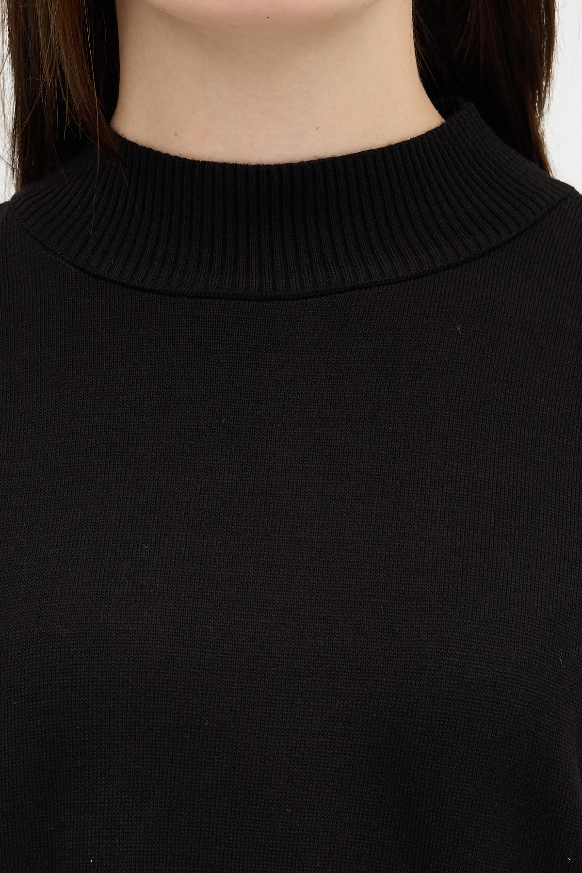 Siyah Balıkçı Yaka Triko Tunik 5315 - 4