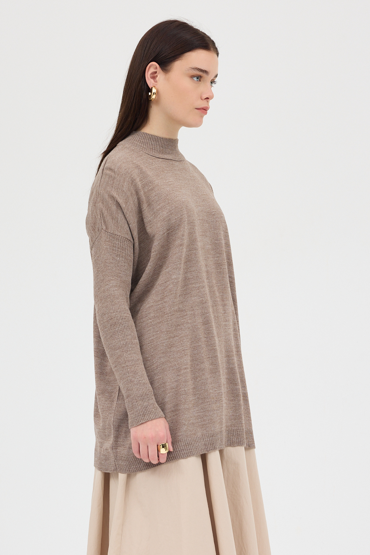 Vizon Balıkçı Yaka Triko Tunik 5315 - 2