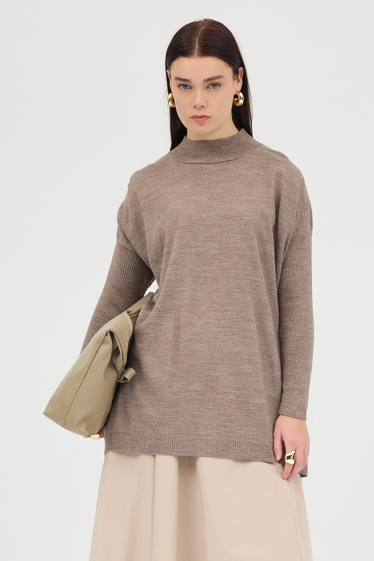 Vizon Balıkçı Yaka Triko Tunik 5315 - 1