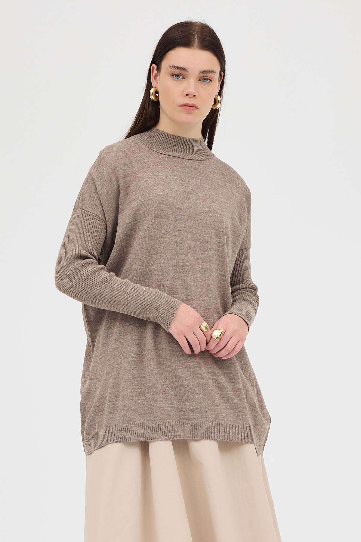 Vizon Balıkçı Yaka Triko Tunik 5315 - 6