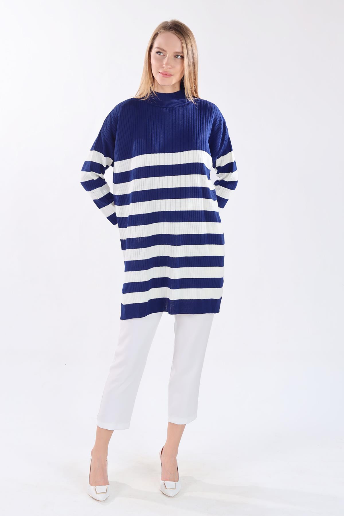 Laci Çizgili Triko Tunik 5330 - 8