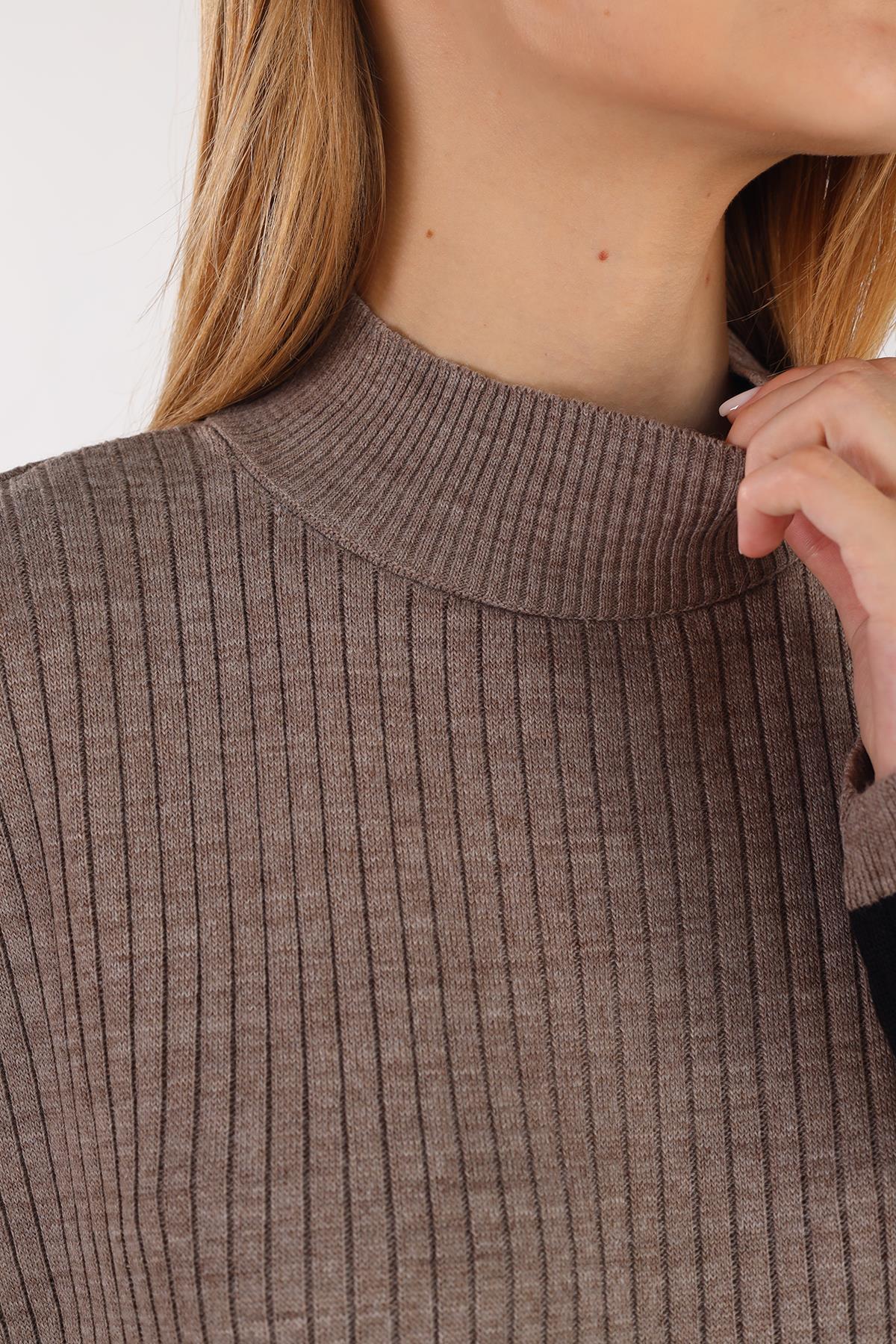 Vizon Çizgili Triko Tunik 5330 - 4