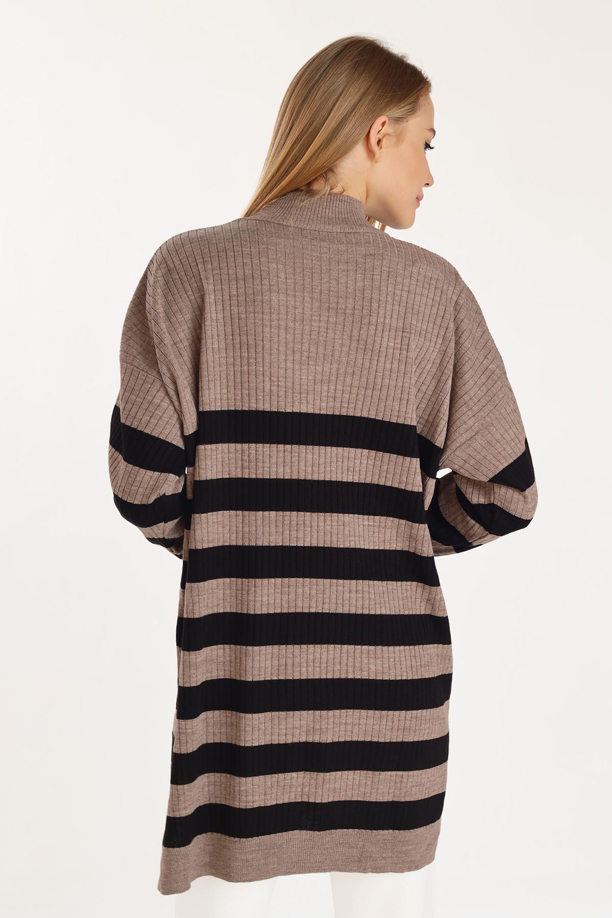 Vizon Çizgili Triko Tunik 5330 - 5