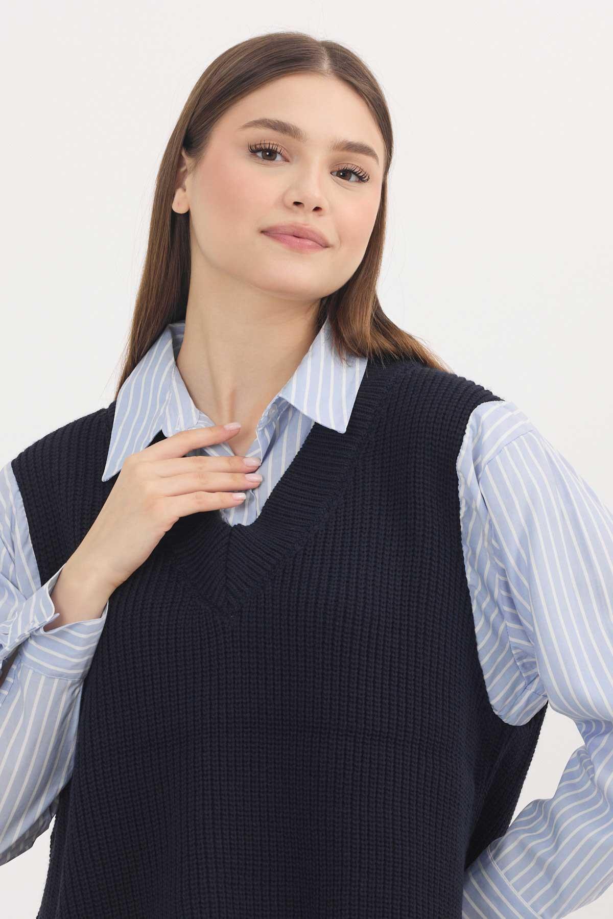 Laci Gömlek Detay Kazak 5395 - 4