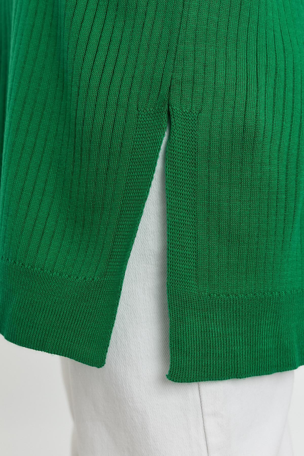 Benetton Yeşili Polo Yaka Tunik 5410 - 8