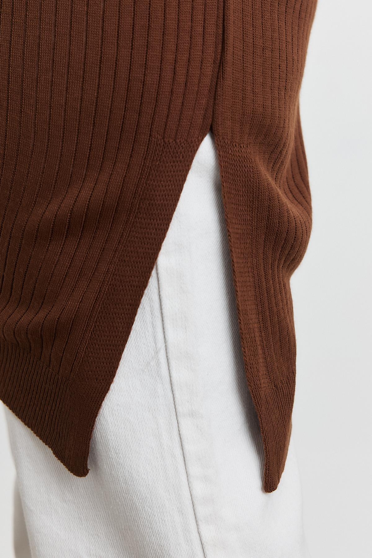 Kahve Polo Yaka Tunik 5410 - 6