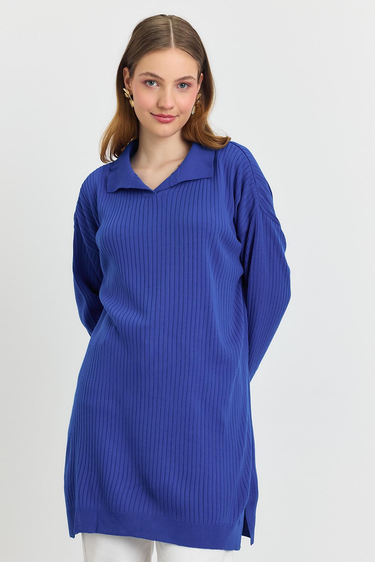 Saks Polo Yaka Tunik 5410 - 2