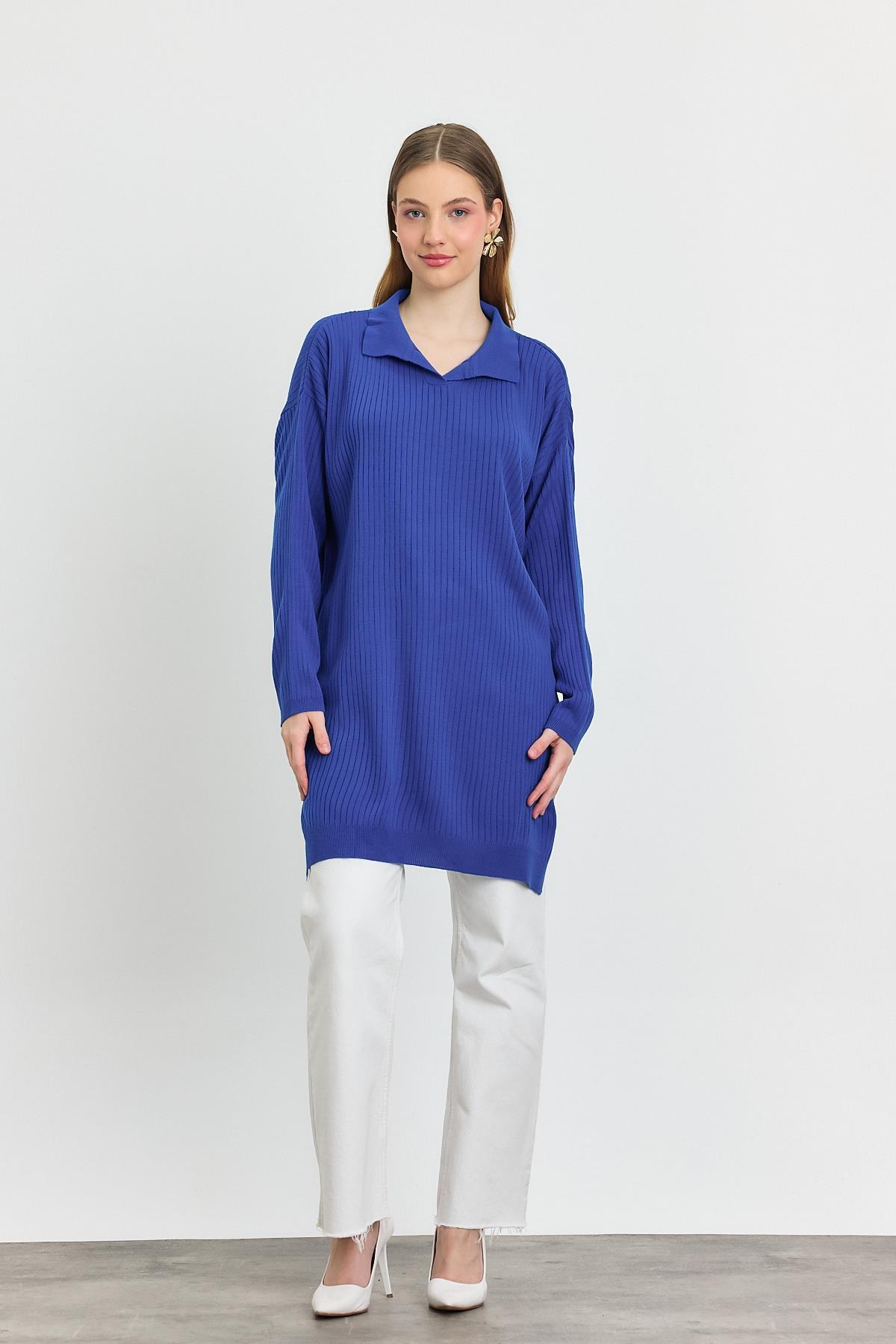 Saks Polo Yaka Tunik 5410 - 1