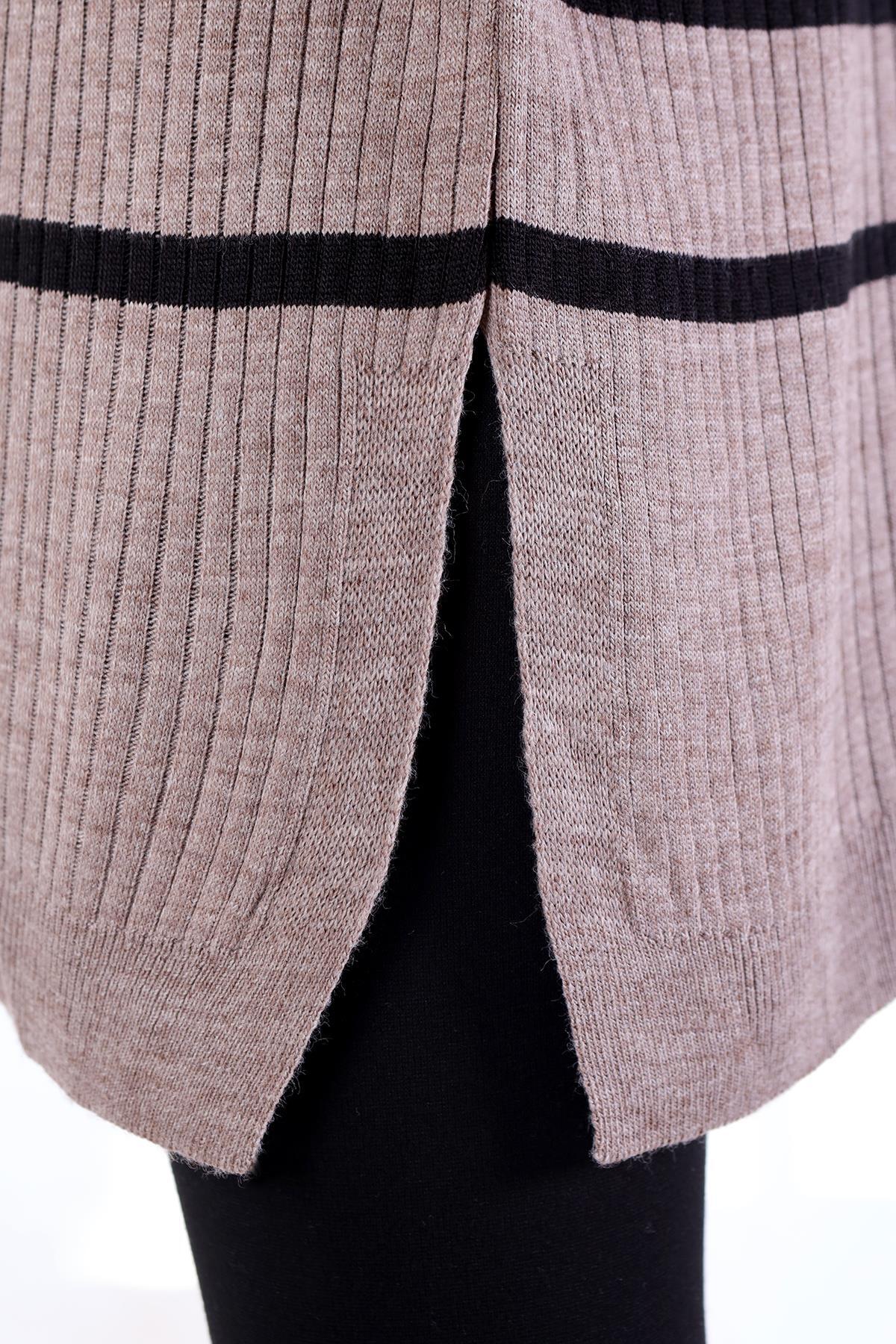 Vizon Çizgili Balıkçı Yaka Tunik 5415 - 8