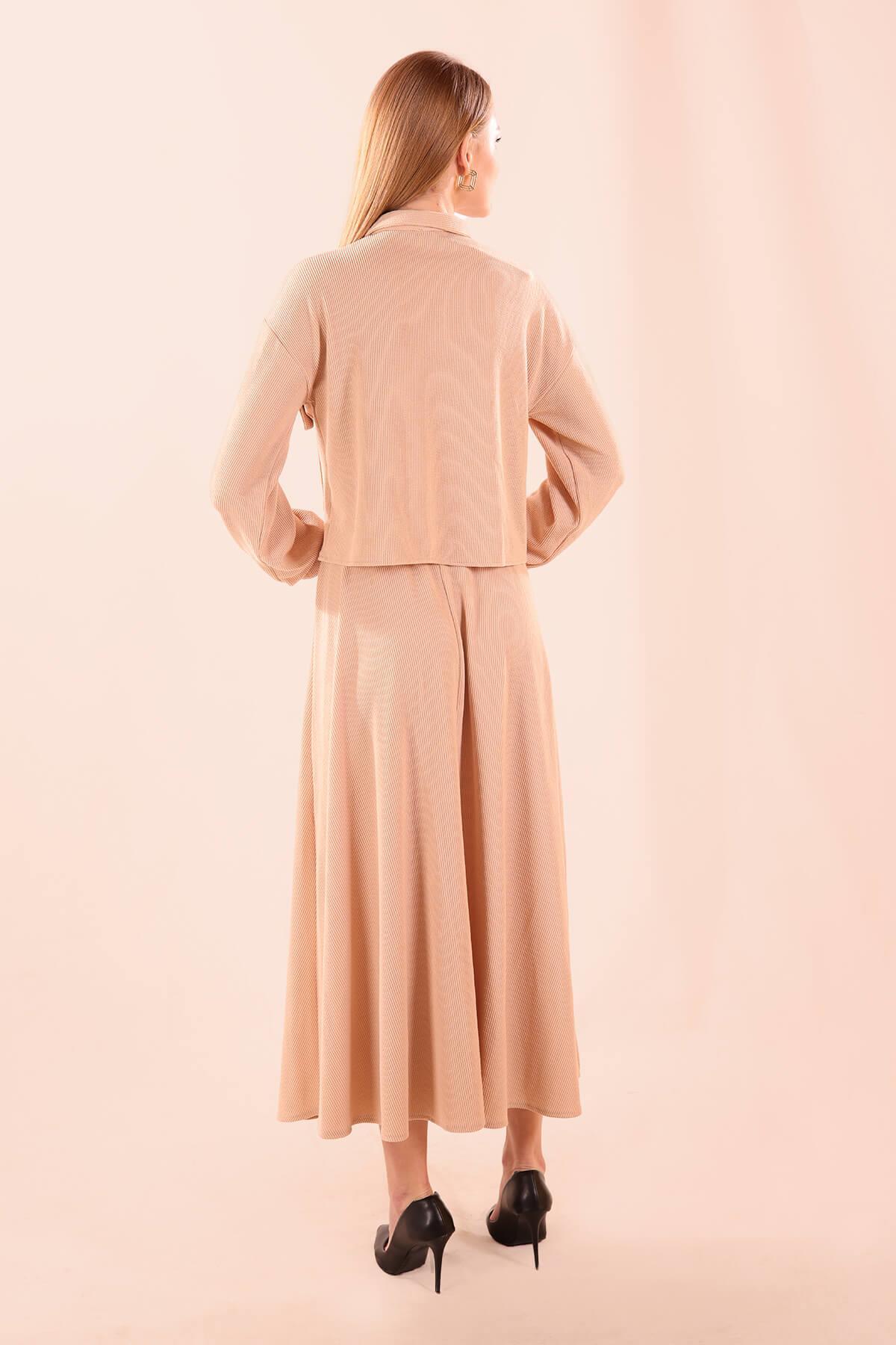 Taş Büyük Cep Gömlek-Etek Takım 5453 - 6