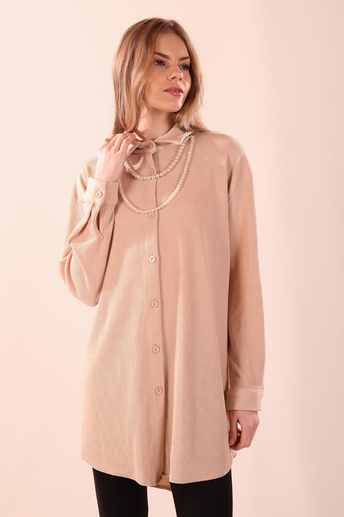 Taş İnci Kolyeli Tunik 5462 - 2