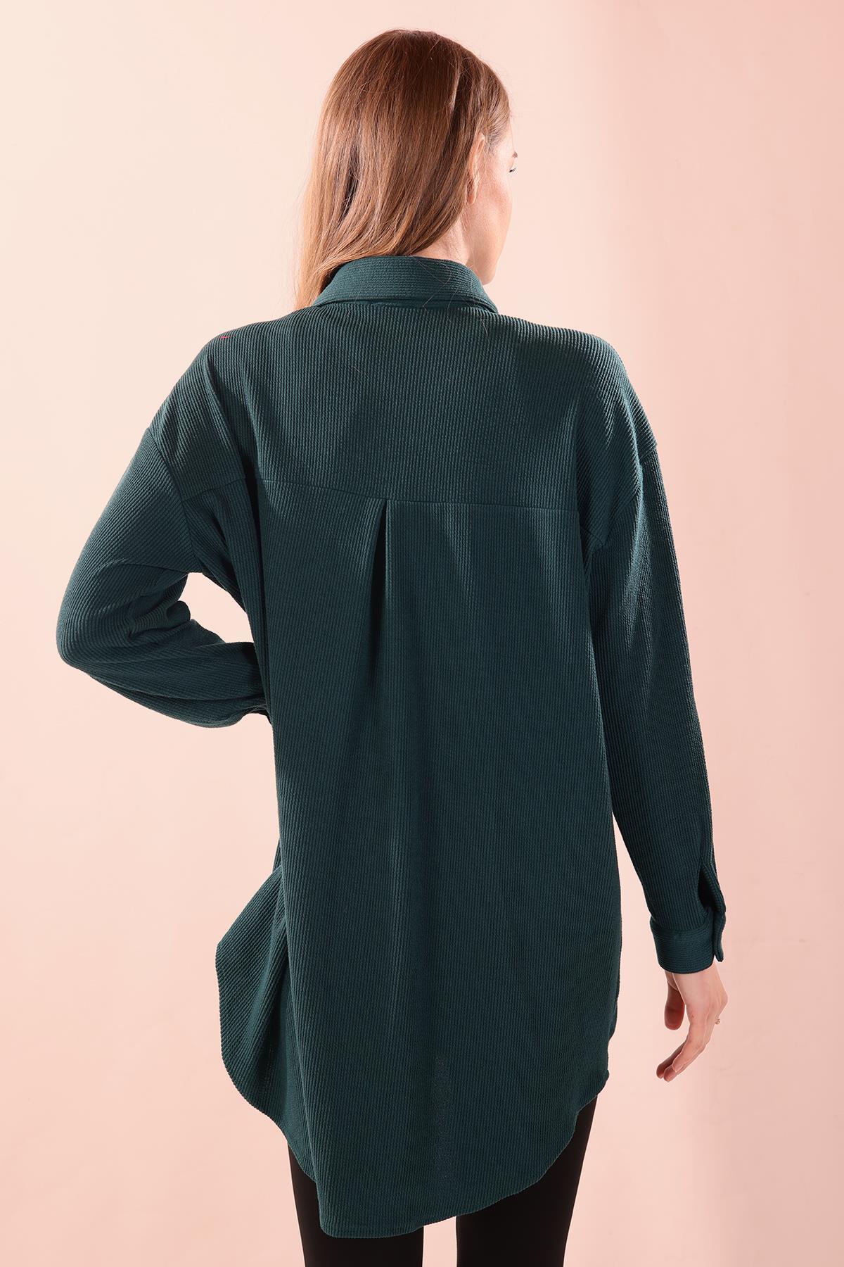 Zümrüt İnci Kolyeli Tunik 5462 - 6