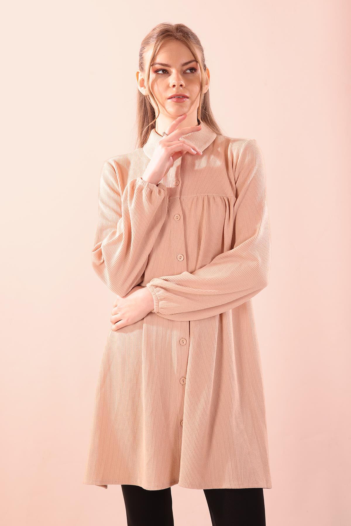 Taş Ön Roba Büzgülü Tunik 5463 - 3