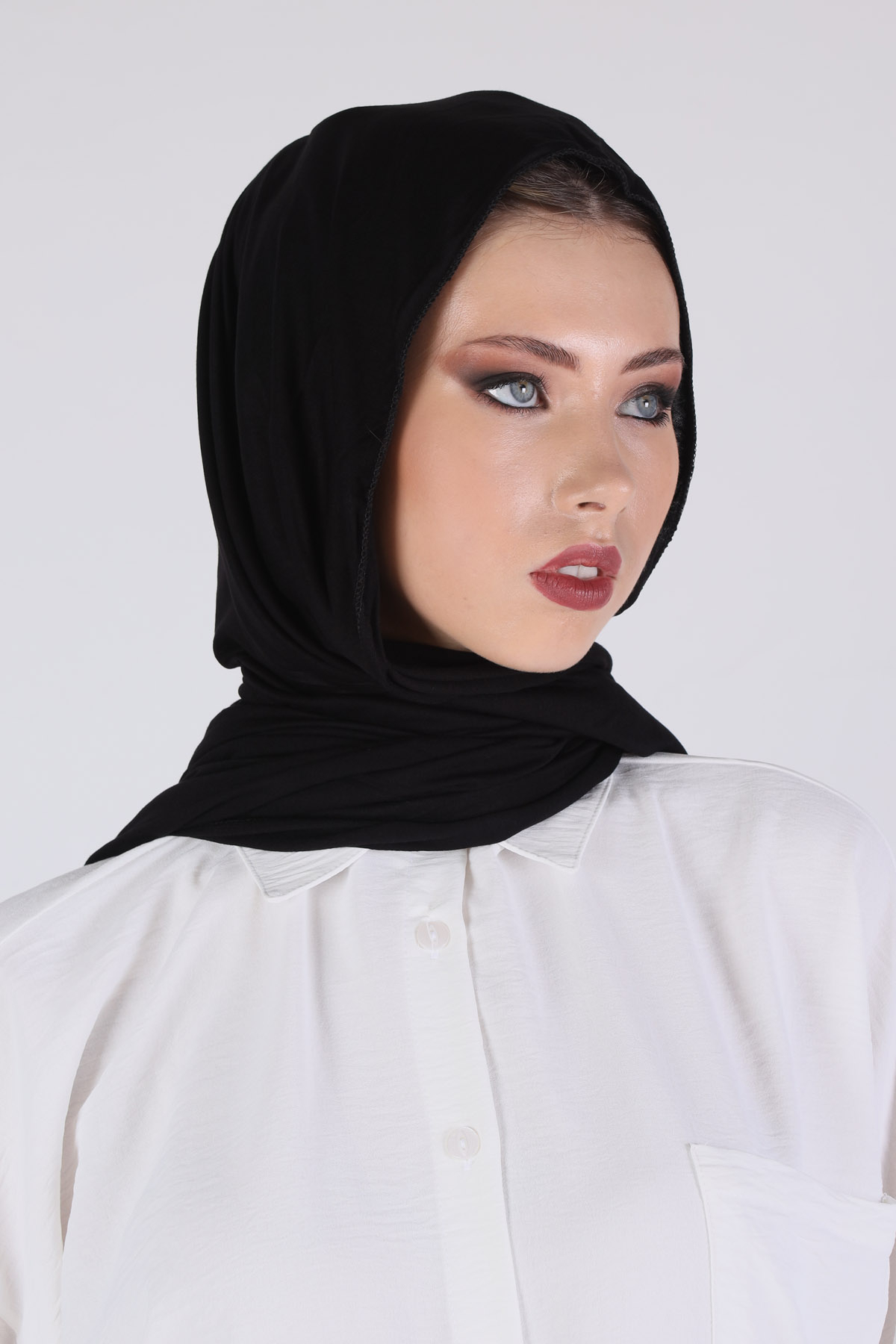 5659 Penye Şal Siyah 