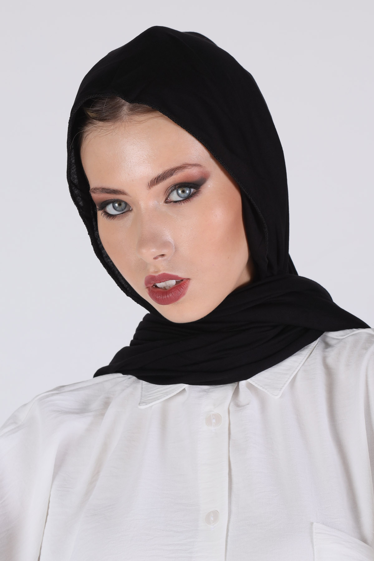 Siyah Penye Şal 5659 - 4