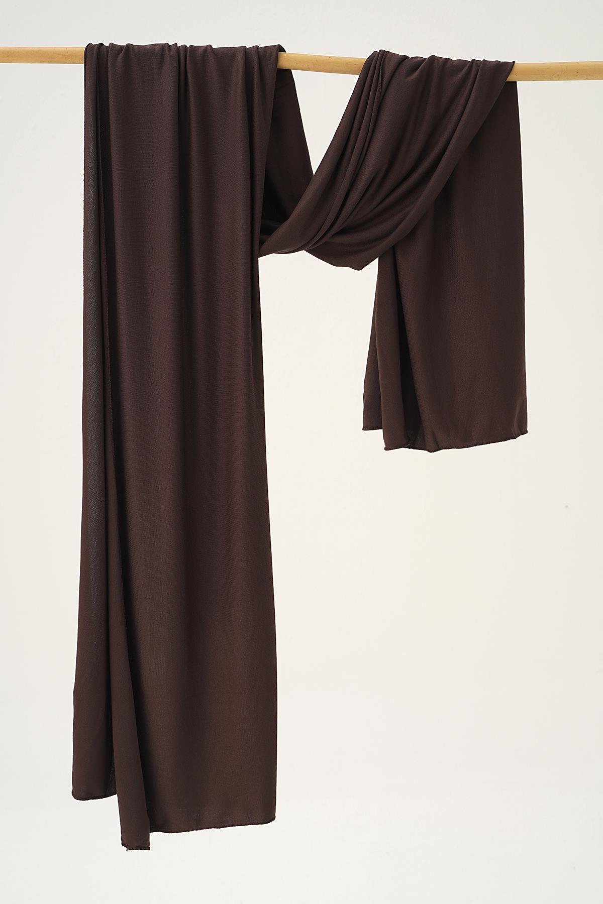 Acı Kahve Penye Şal 5670 