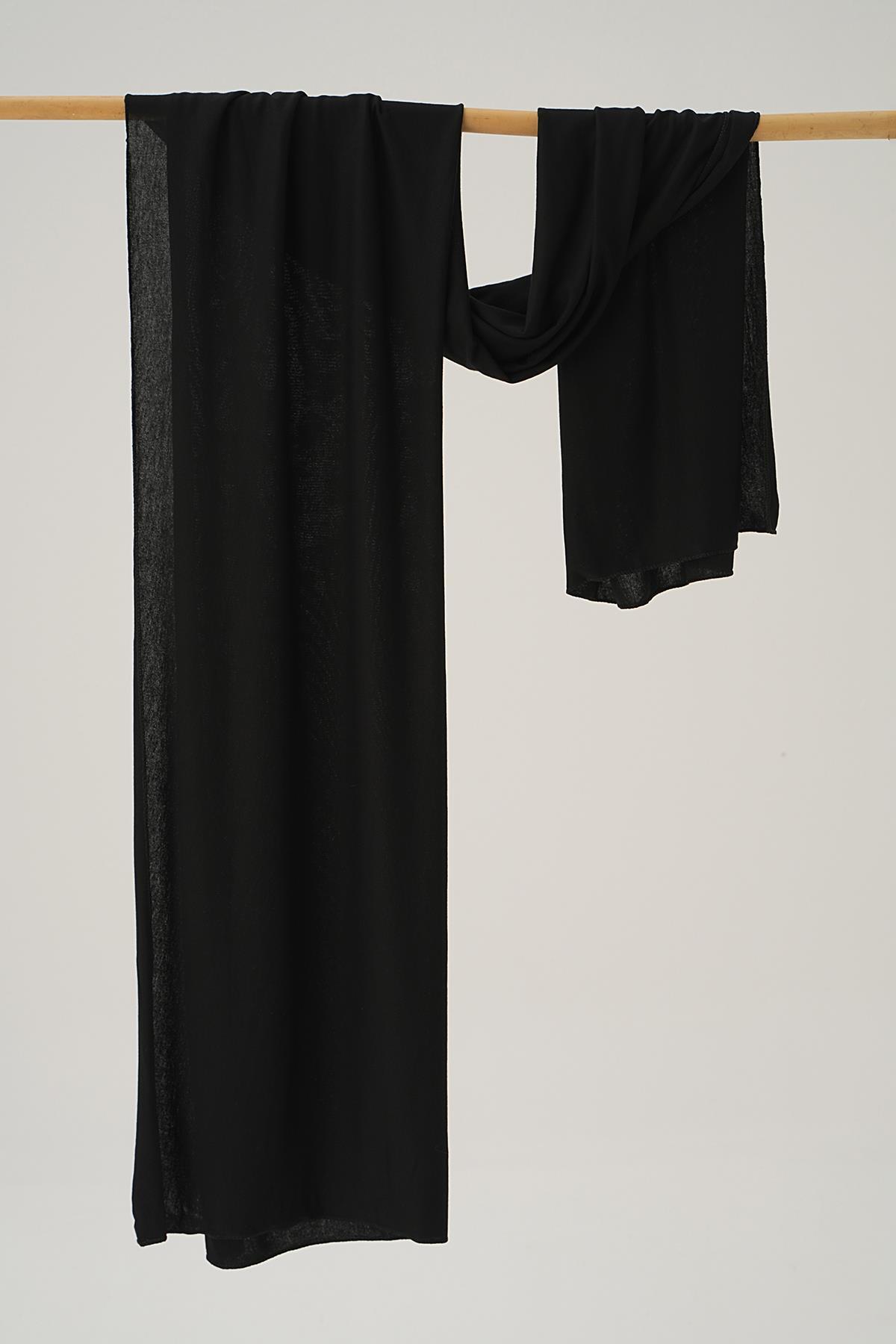 Siyah Penye Şal 5670 - 1