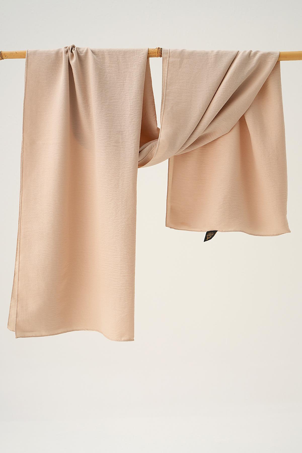 Bej Pamuk Jazz Şal 5674 