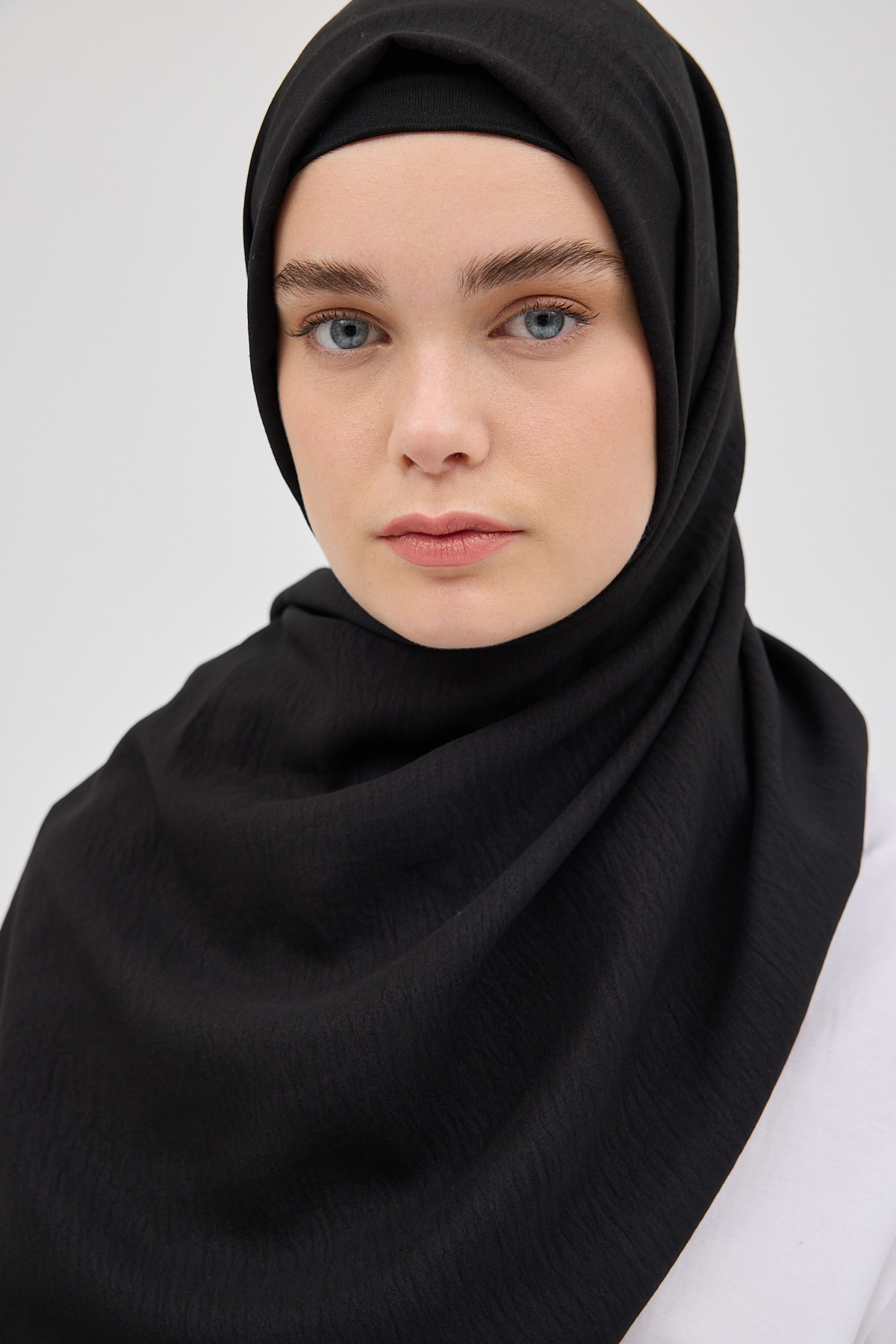 Pamuk Jaz Şal Siyah 5674 - 2