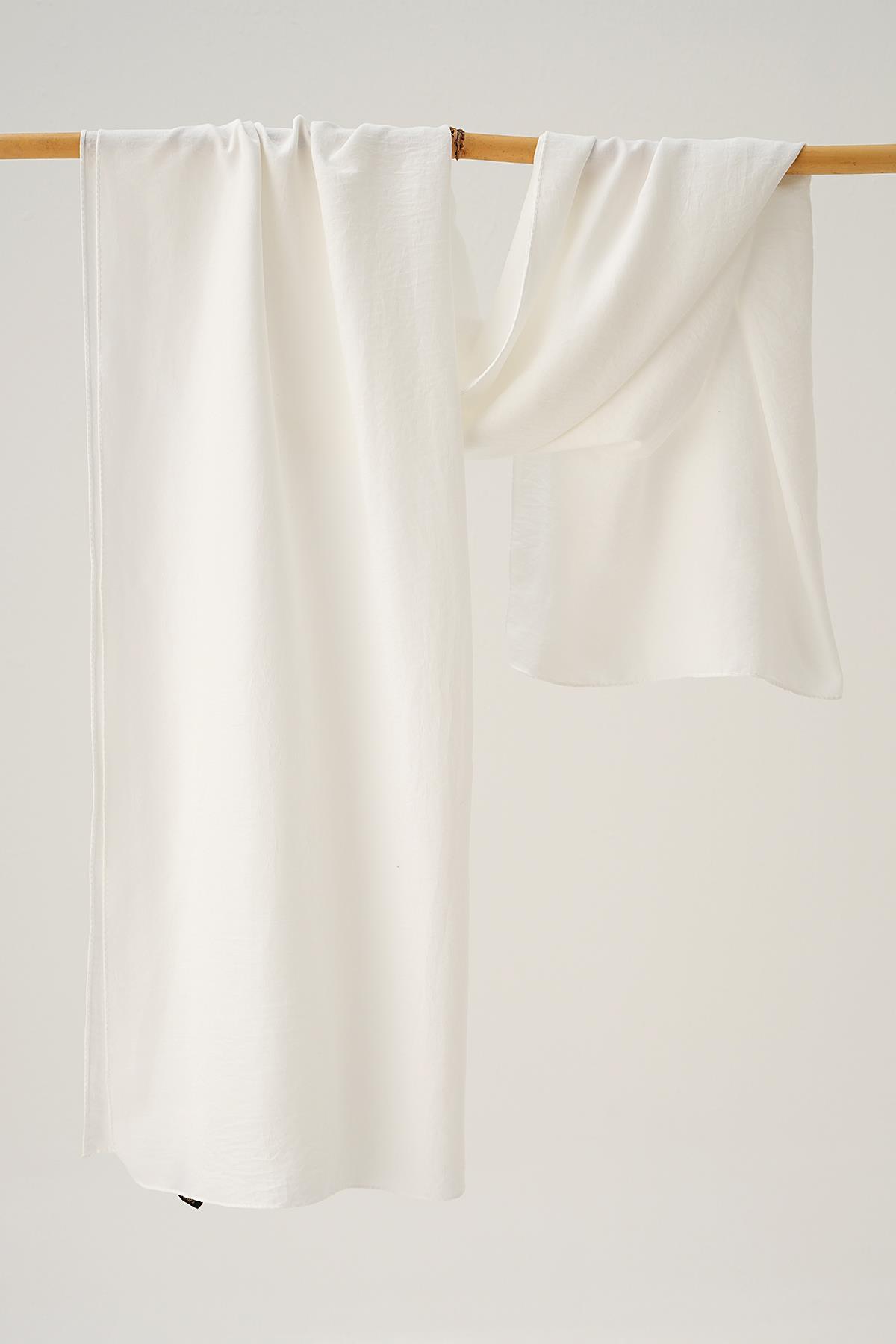 Ekru Pamuk Jazz Şal 5674 