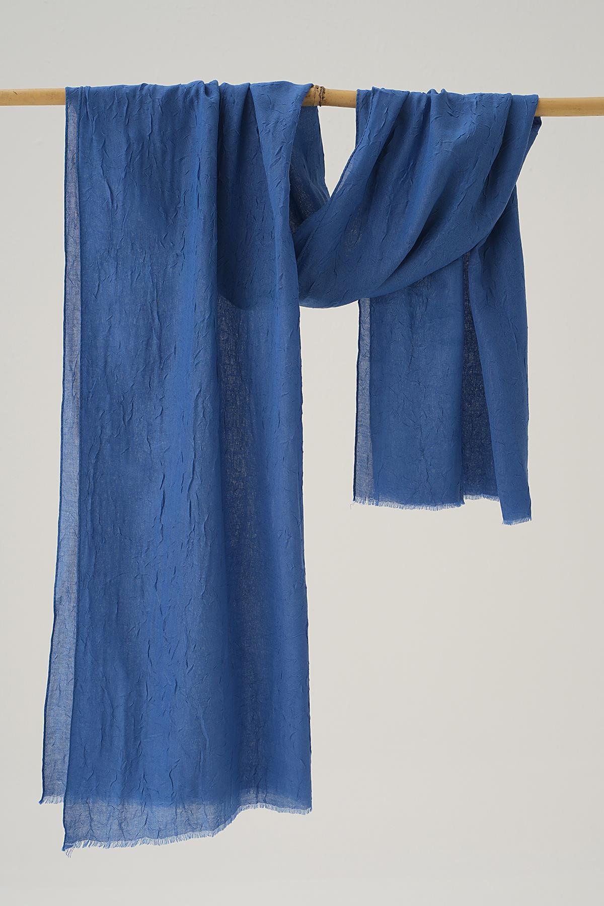 İndigo Bambu Kraş Şal 5675 