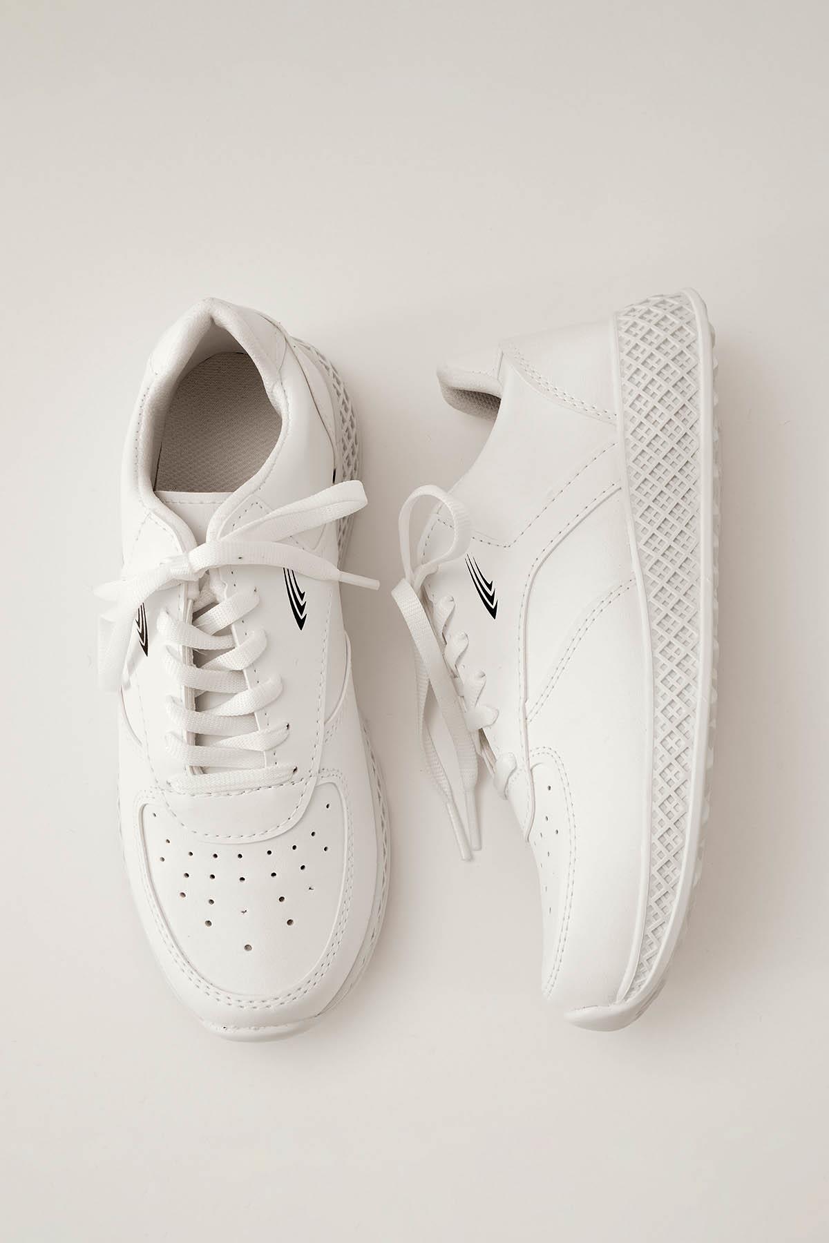 Beyaz Jack Spor Ayakkabı 5858 - 5