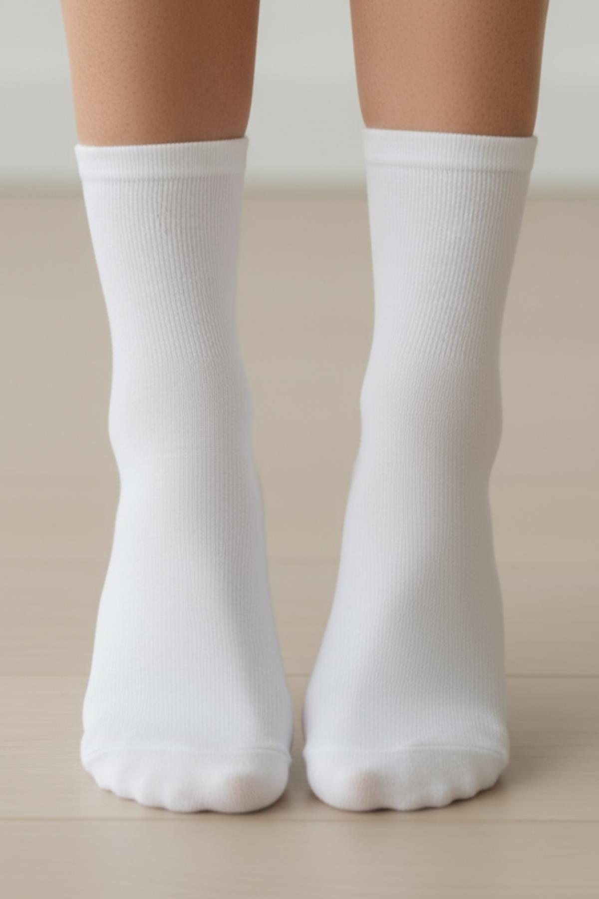6 Çift Kadın Renkli Esnek Pamuklu Örme Soket Çorap 1021 - RAYS