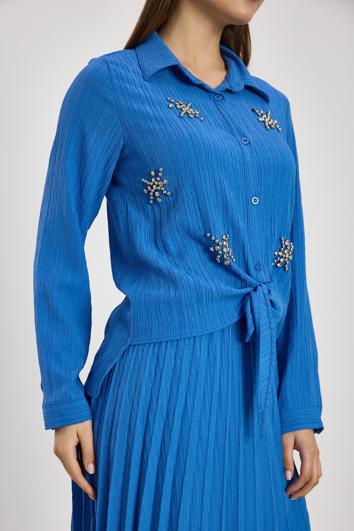 Saks Taş Detay Etek Takım 6006 - RAYS