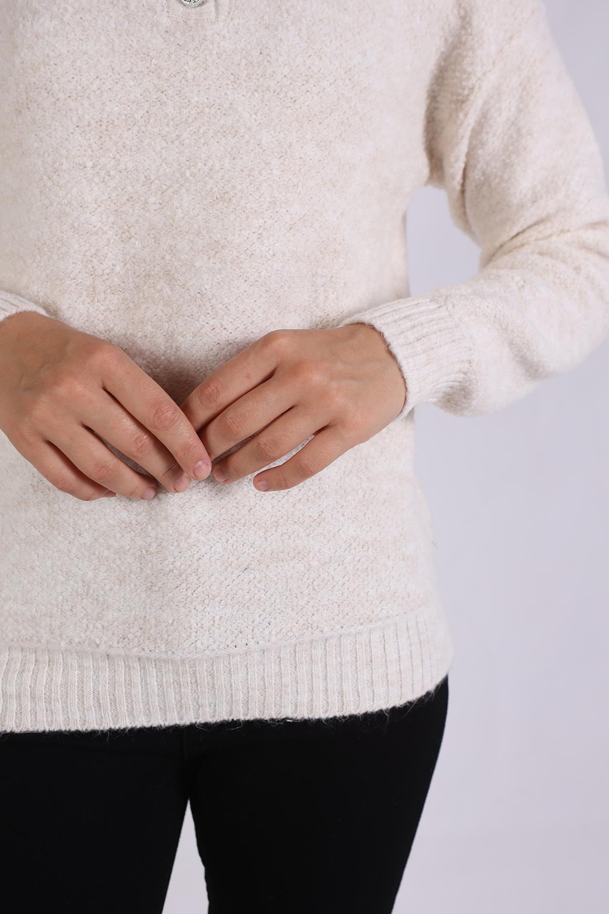 601 Polo Yaka Kazak Ekru - 9