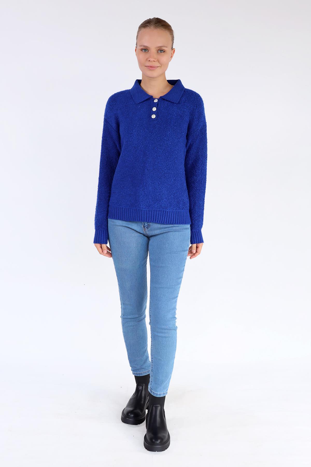 Saks Polo Yaka Kazak 601 - 2