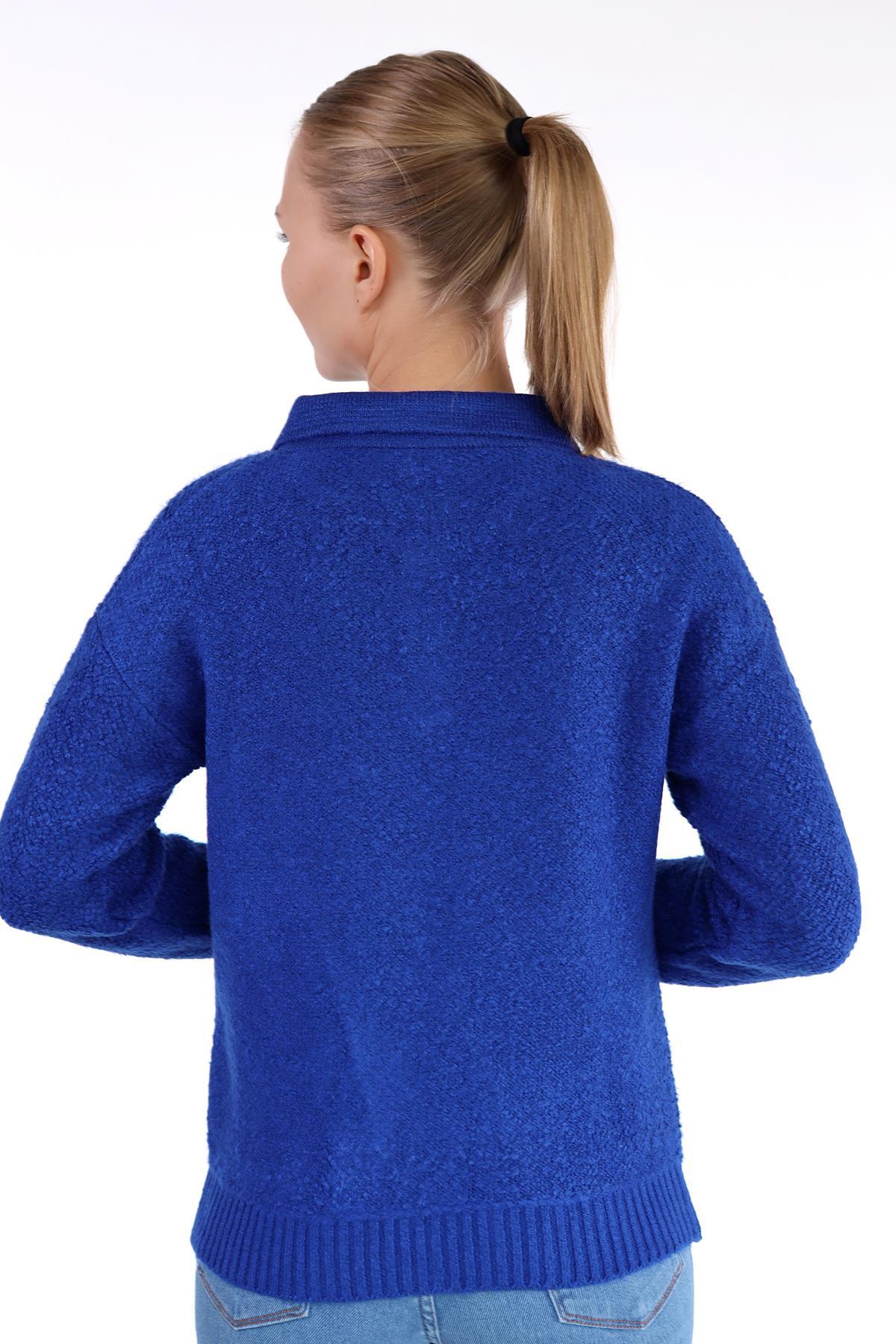 Saks Polo Yaka Kazak 601 - 8