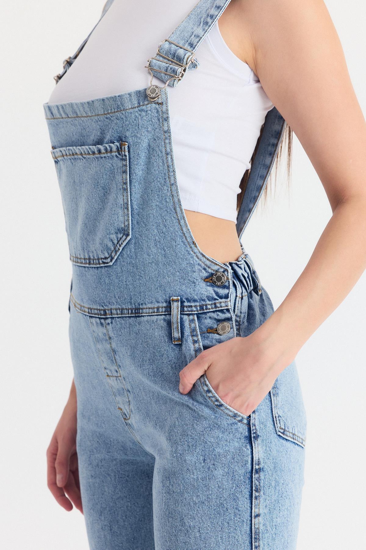 Buzkar Torba Cepli Uzun Kot Salopet 6015 - 6