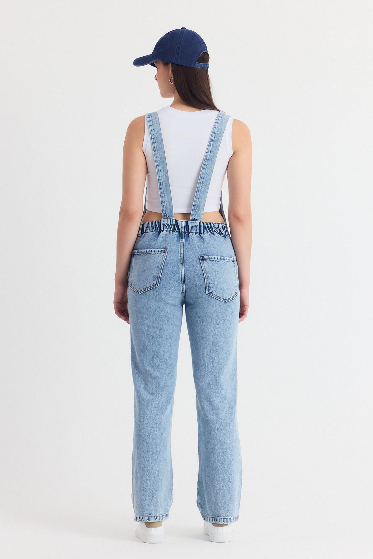 Buzkar Torba Cepli Uzun Kot Salopet 6015 - 5