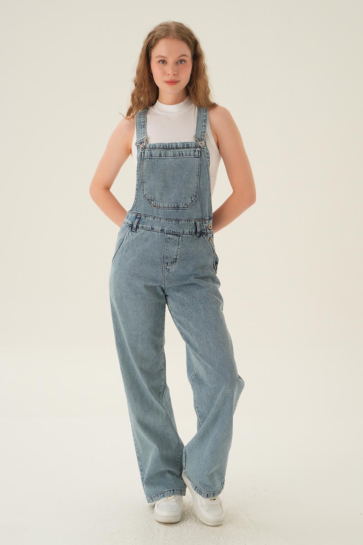 6015 Kot Salopet Mavi - 3