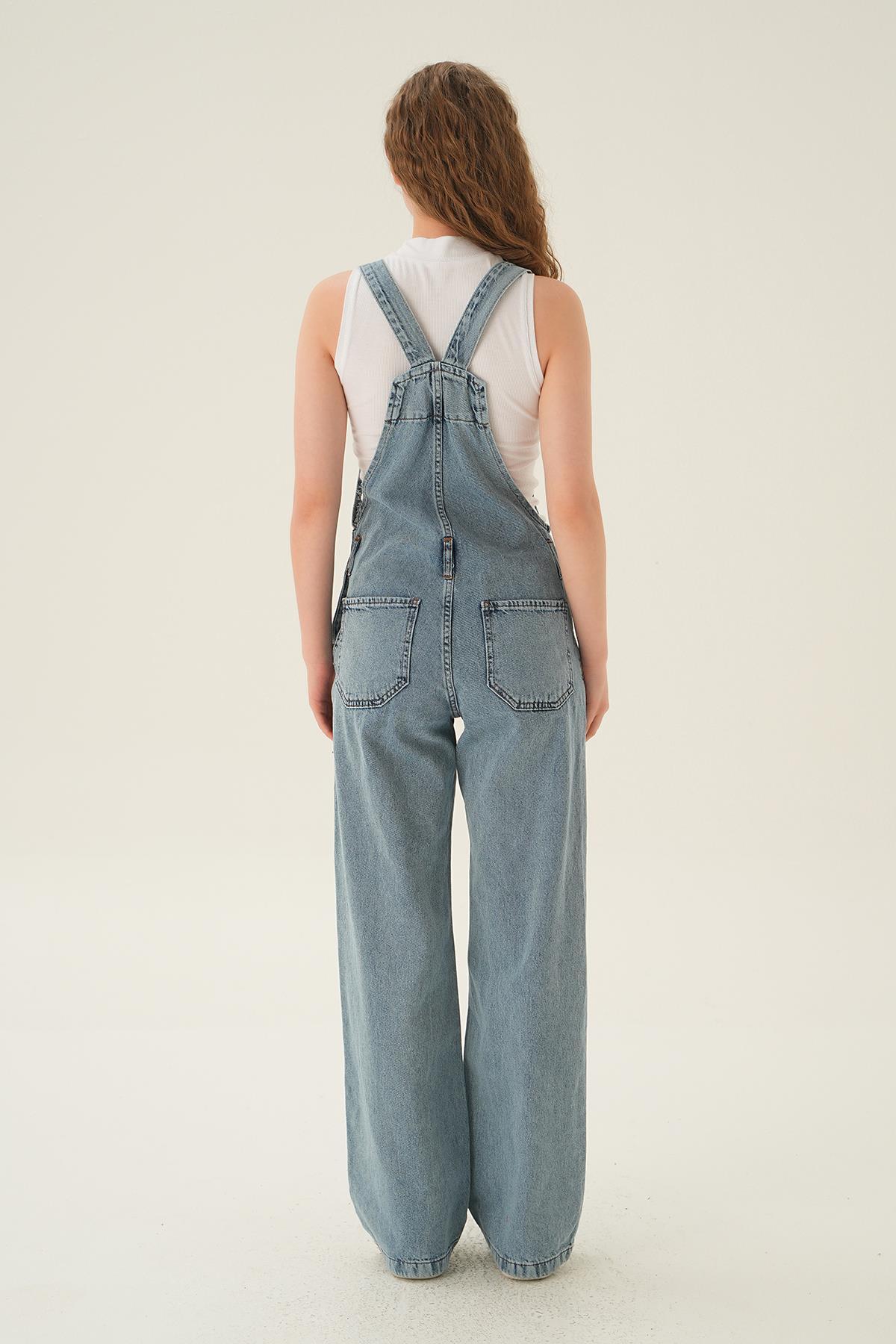 6015 Kot Salopet Mavi - 5