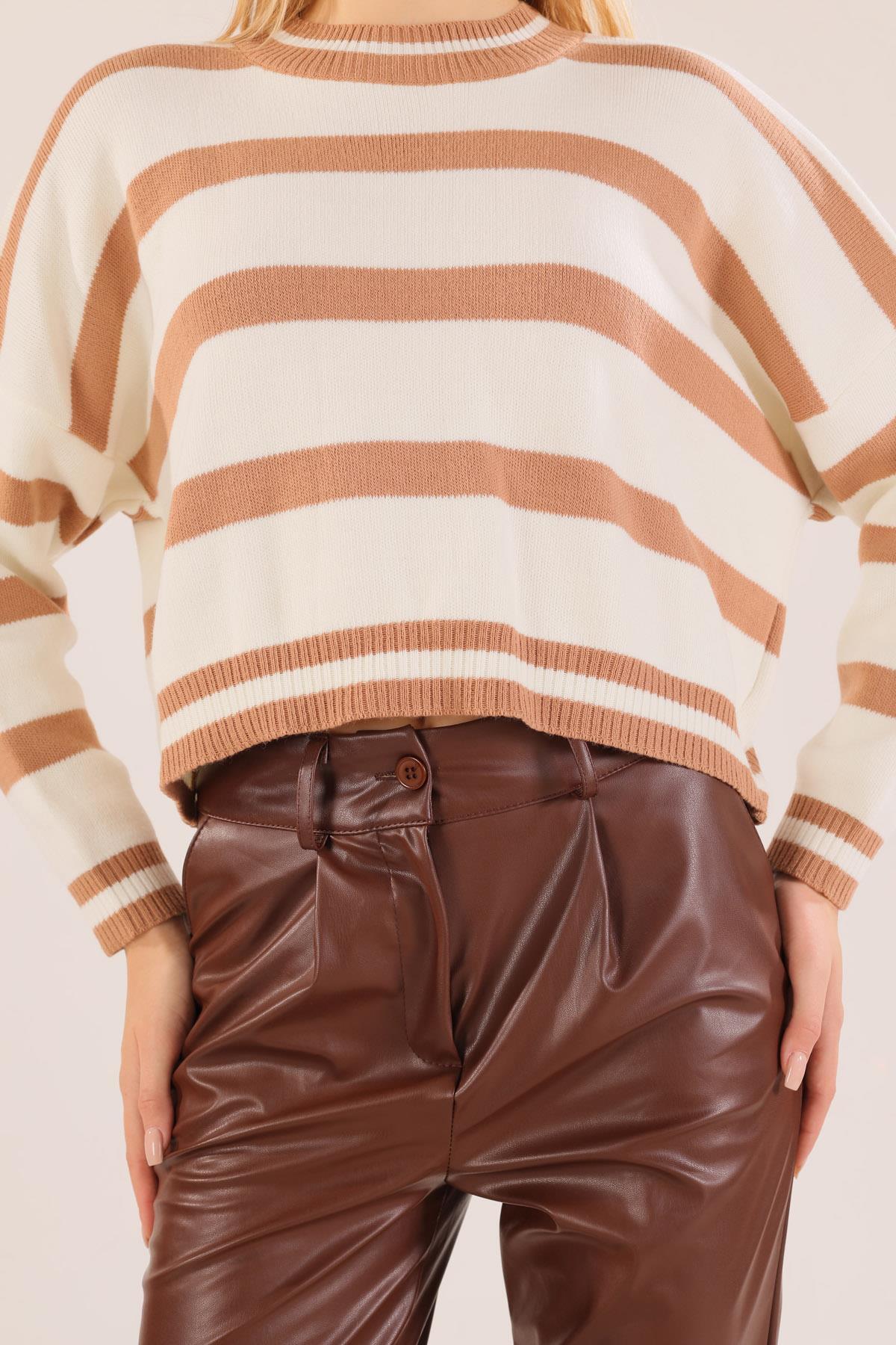 6016 Bisiklet Yaka Kazak Bisküvi - 3