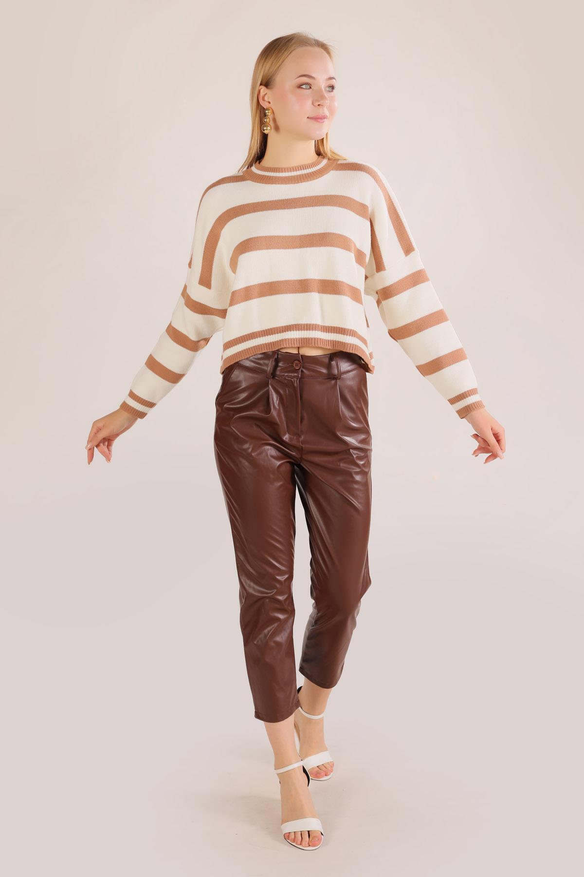 6016 Bisiklet Yaka Kazak Bisküvi - 7