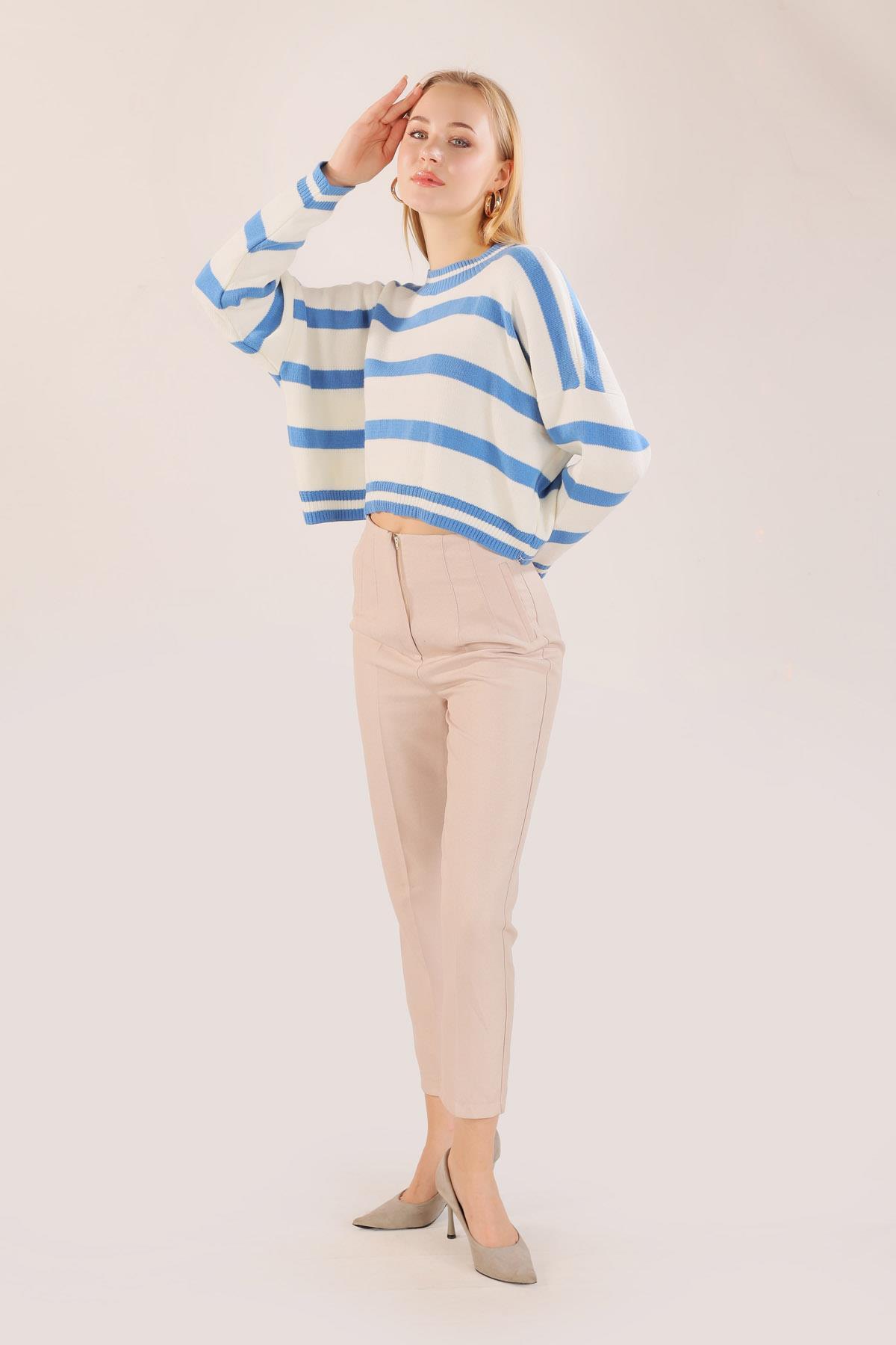 İndigo Bisiklet Yaka Kazak 6016 - 2