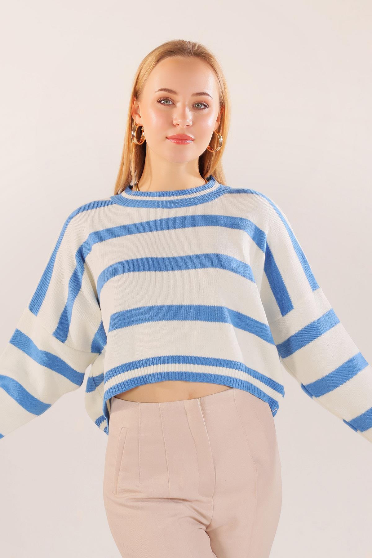 İndigo Bisiklet Yaka Kazak 6016 - 3