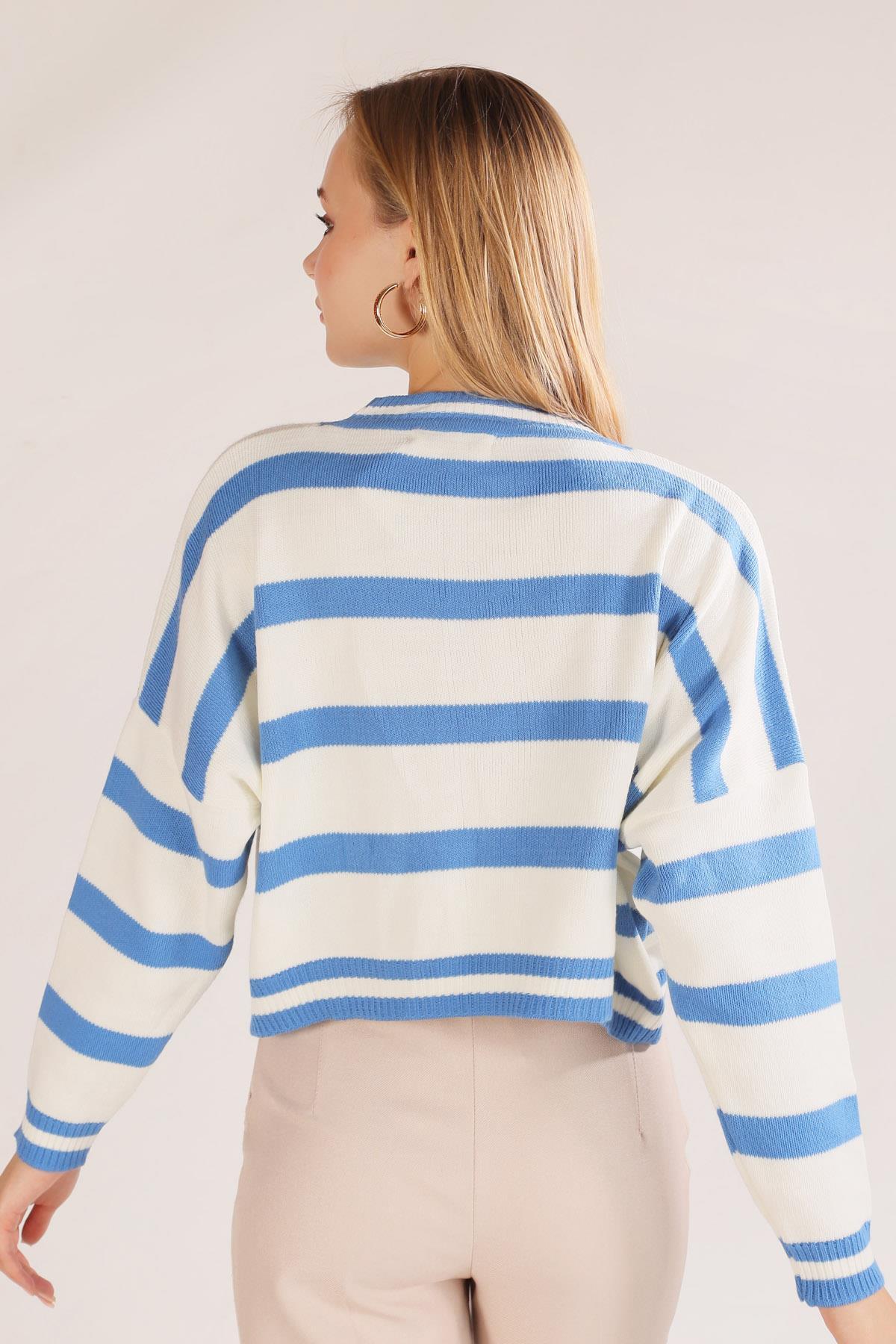 İndigo Bisiklet Yaka Kazak 6016 - 6