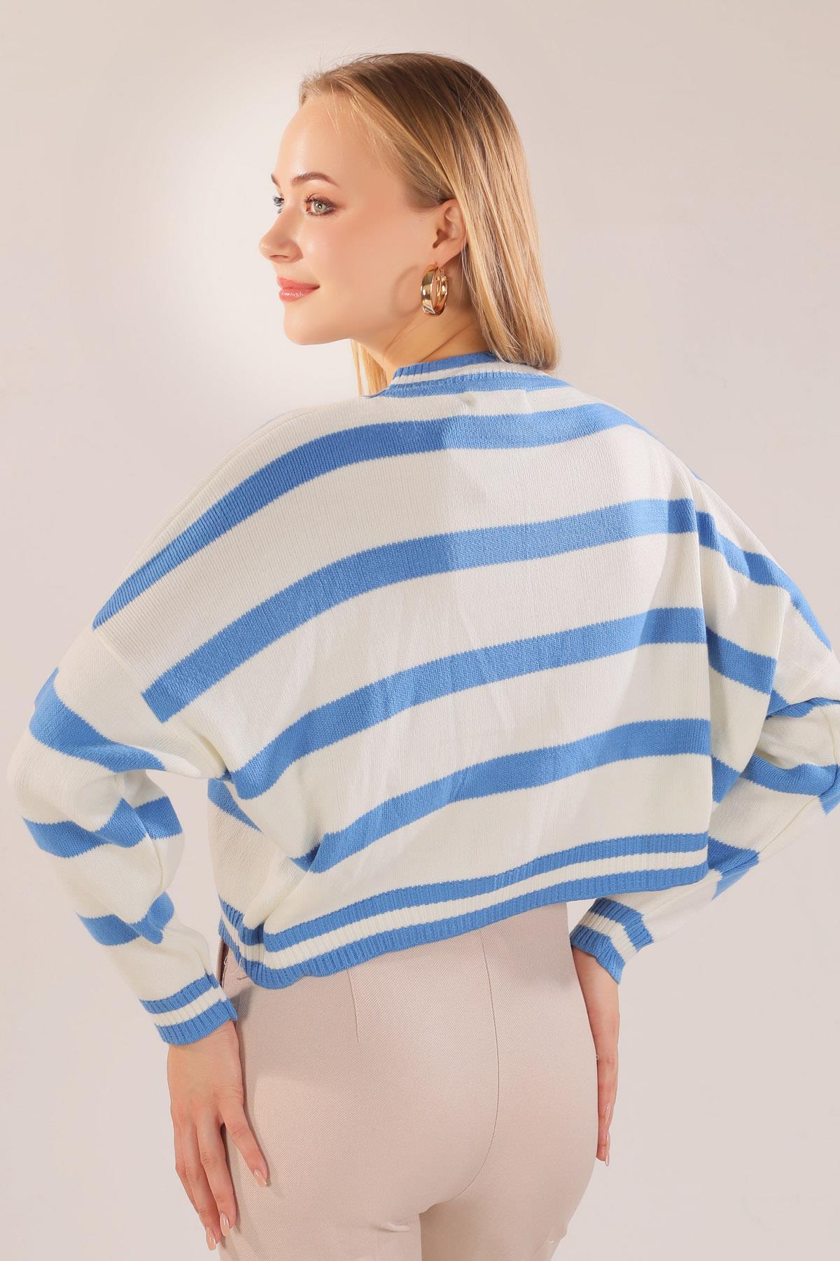 İndigo Bisiklet Yaka Kazak 6016 - 7