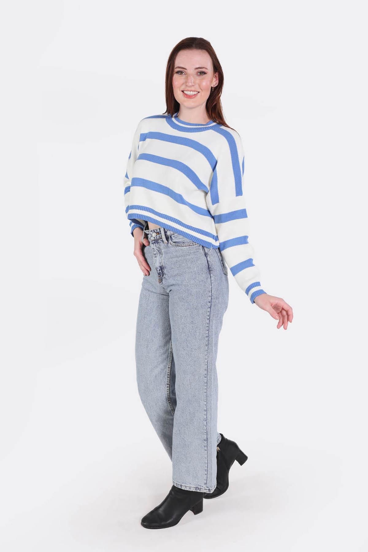 Saks Bisiklet Yaka Kazak 6016 - 2