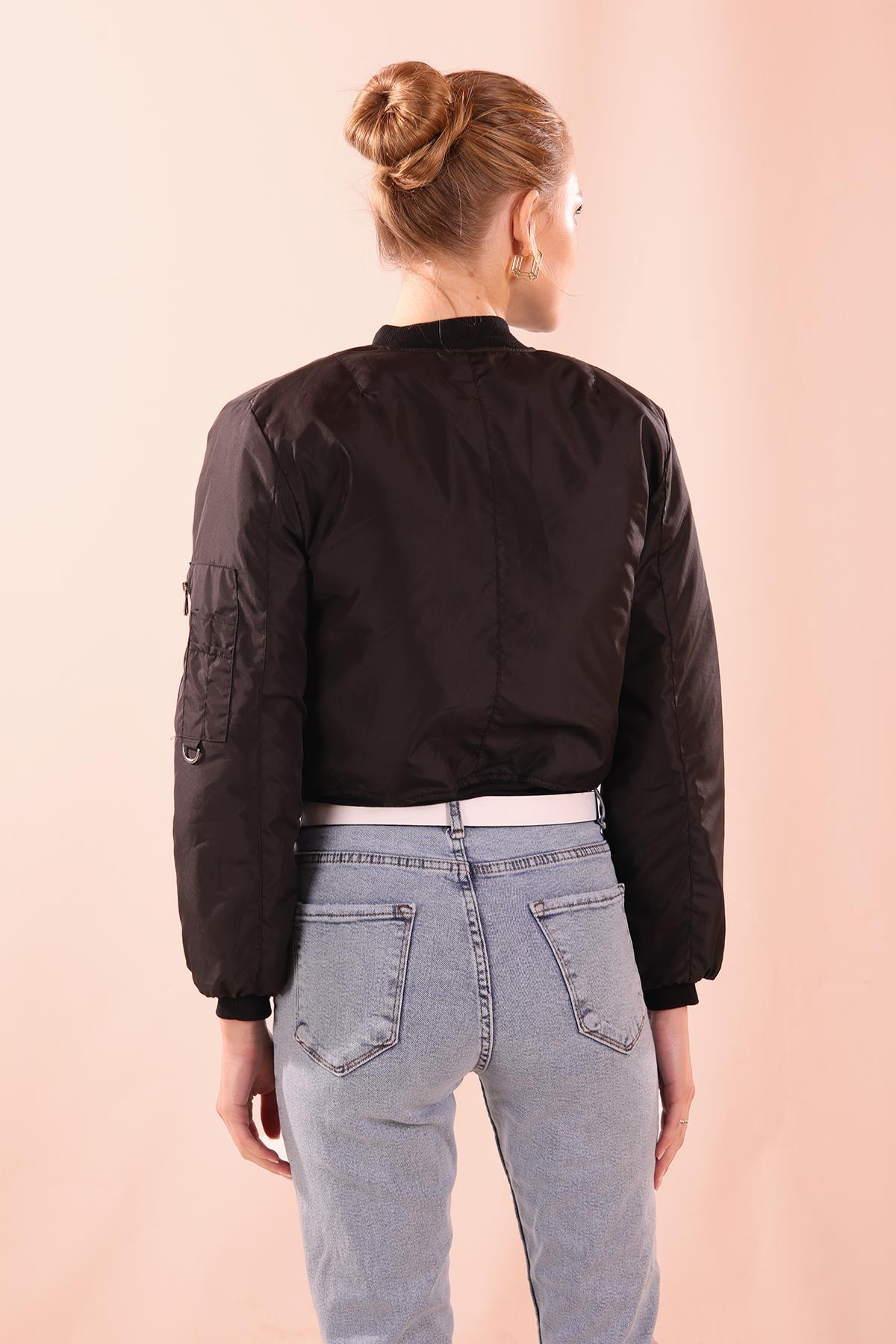 Siyah Bomber Mont 2200 - 3