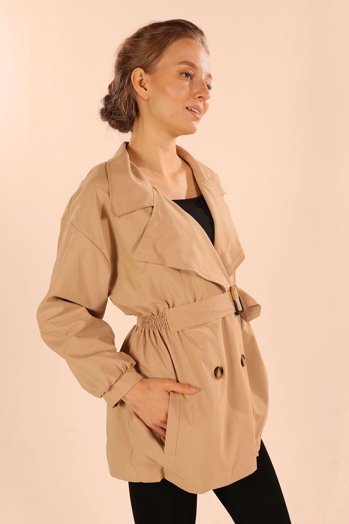 Taş Kemer Detay Trençkot 60348 - 3