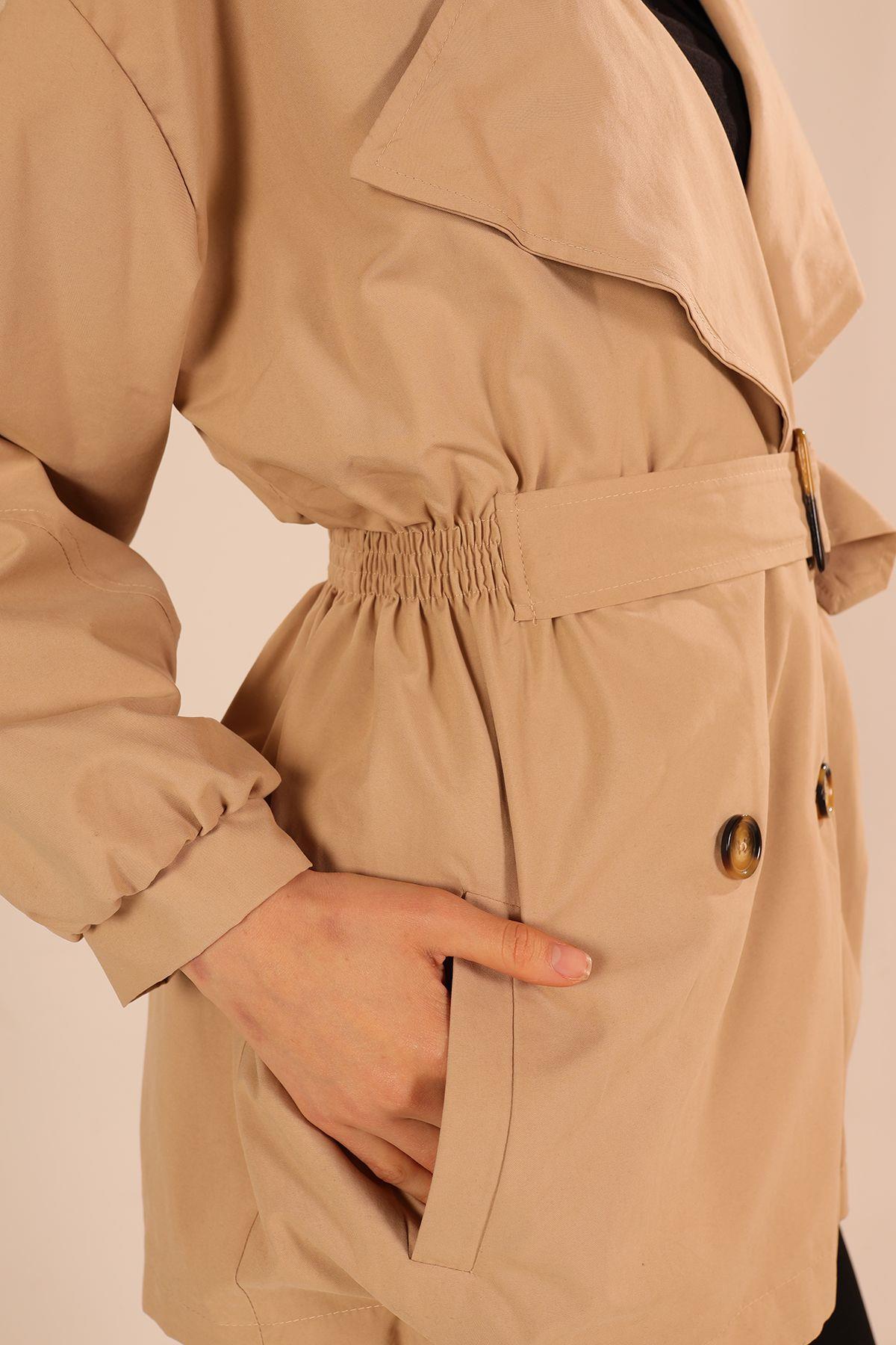 Taş Kemer Detay Trençkot 60348 - 4