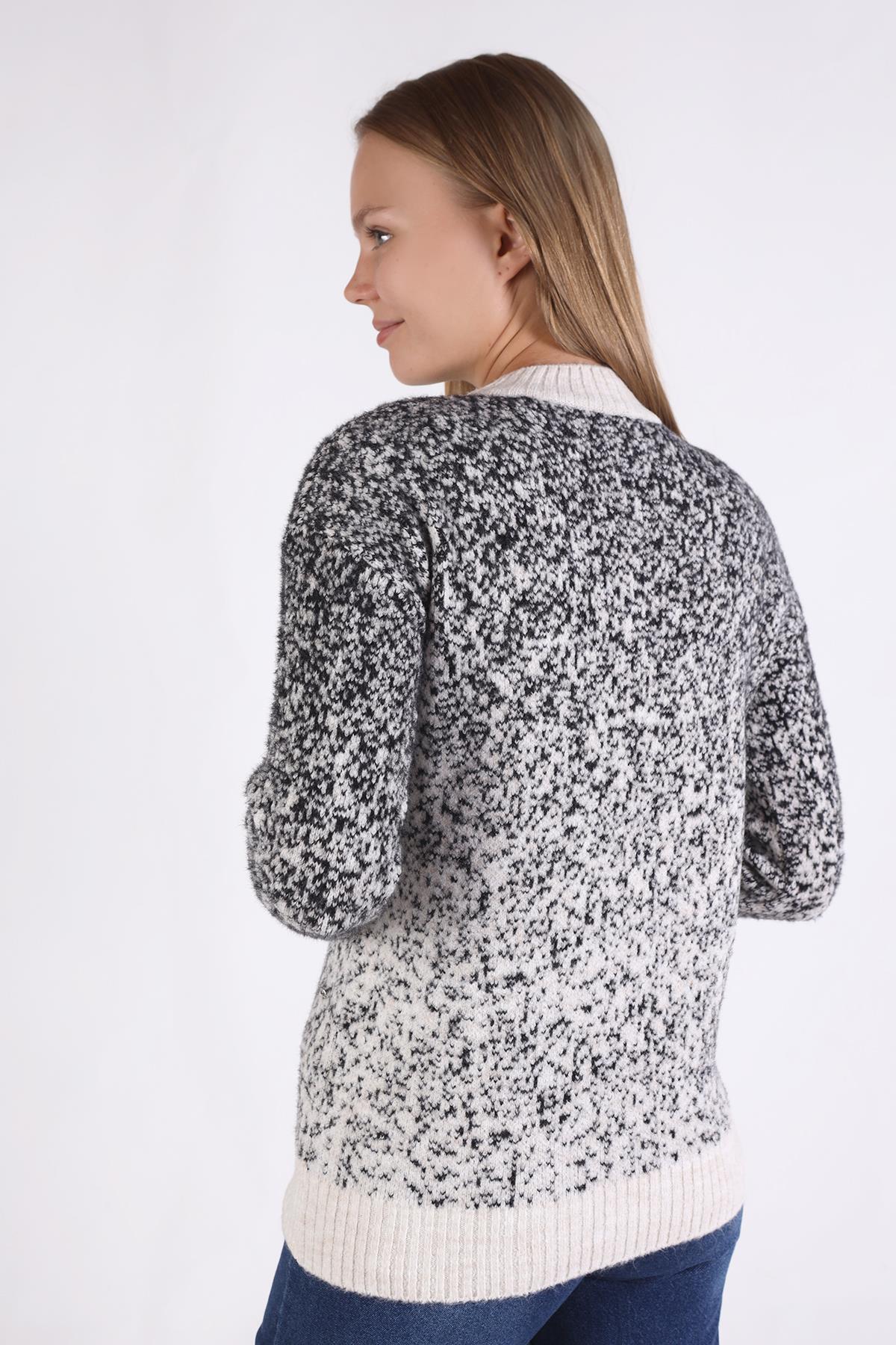 Taş İnci Detay Yumoş Kazak 604 - 5